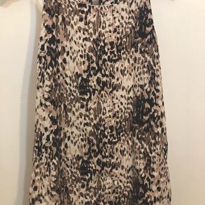 Women’s medium animal print top